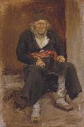 Paul Raud An Old Man from Muhu Island oil on canvas